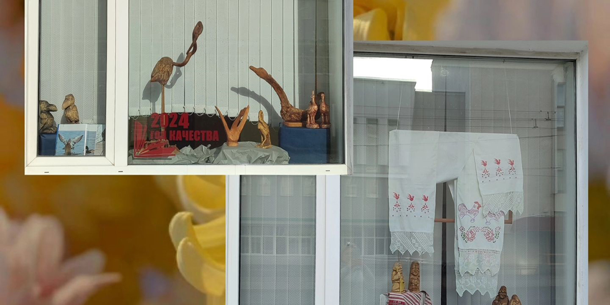 «Ремесло, рожденное с любовью»: выставка деревянной скульптуры открылась в окнах библиотеки им. К.Маркса
