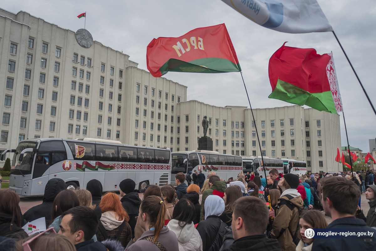 Делегаты VII Всебелорусского народного собрания Могилевщины отправились в Минск