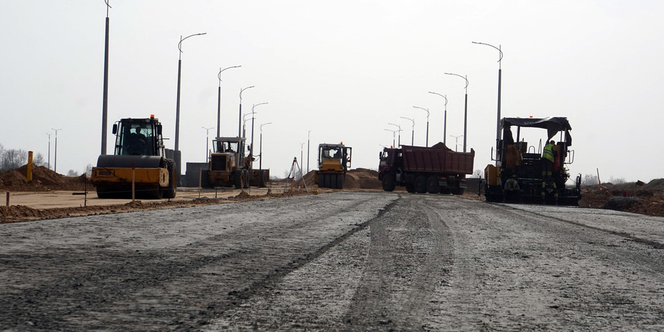 В Могилеве продолжается строительство трассы-дублера участка дороги ул. Якубовского &mdash; Загородного шоссе