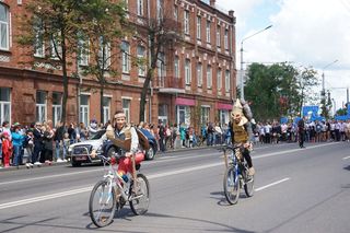 Велокарнавал и легкоатлетический пробег «Дорога к счастью» в День города в Могилёве