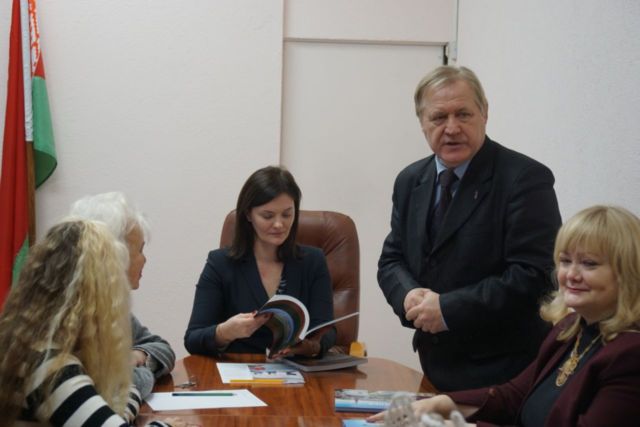 Прием участников «Симоновских чтений» у заместителя председателя Могилевского горисполкома Аллы Галушко