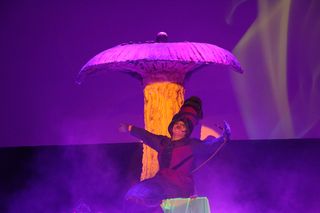 На сцене КЗ «Могилев» показали сказку «Алиса в стране чудаков или Сон в новогоднюю ночь»