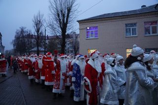 Новогоднее «наШествие Дедов Морозов» в Могилеве