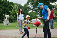 Спортивно-туристический праздник «Здоровый я – здоровая страна» в могилевском парке в Подниколье 