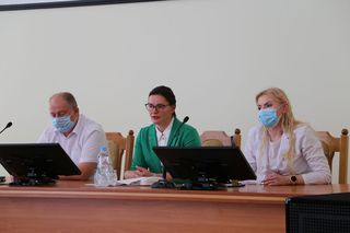 Алла Галушко встретилась с трудовым коллективом Могилевской центральной поликлиники