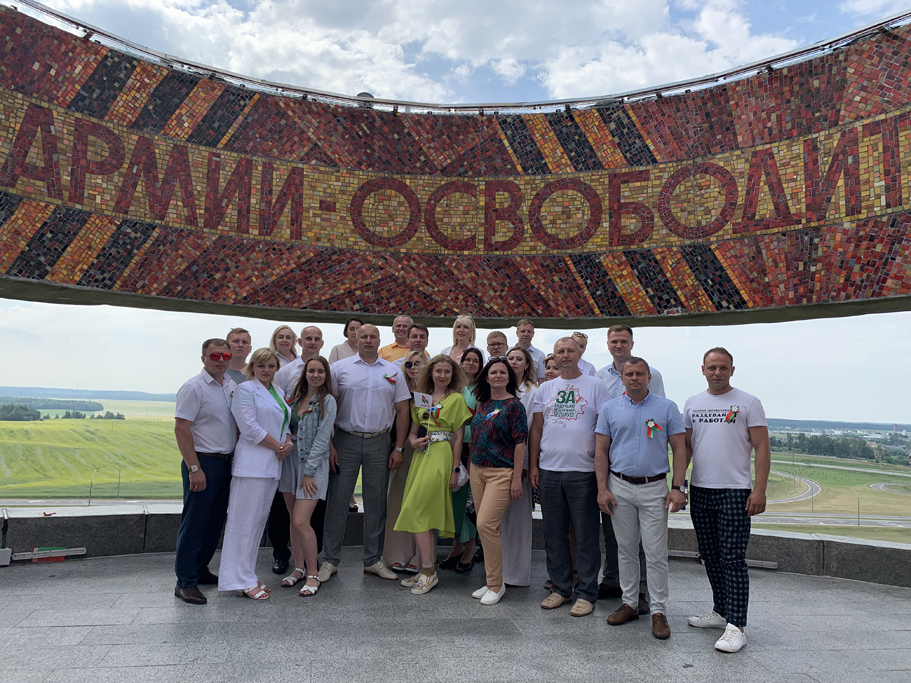 Делегация из Могилева приняла участие в торжественном мероприятии на Кургане Славы 
