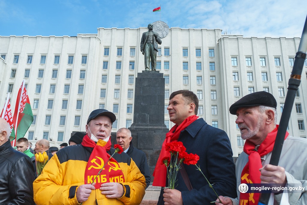 День рождения Ленина отметили в Могилеве