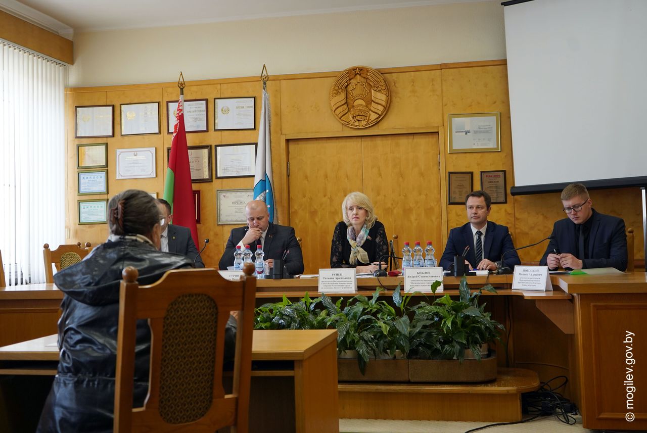 Председатель Постоянной комиссии Совета Республики по экономике, бюджету и финансам Татьяна Рунец провела прием граждан в Могилеве