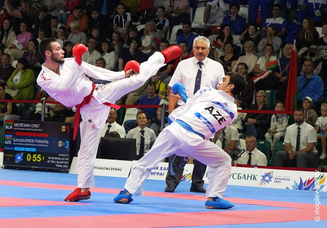 Соревнования по карате в программе II Игр стран СНГ стартовали в Могилеве 