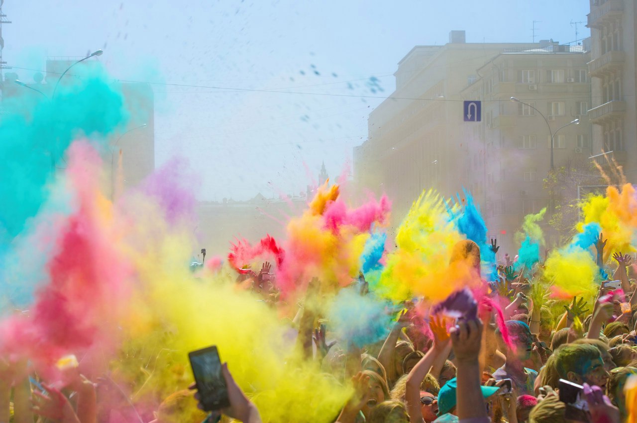 В День Независимости в Могилеве пройдет фестиваль красок Холи