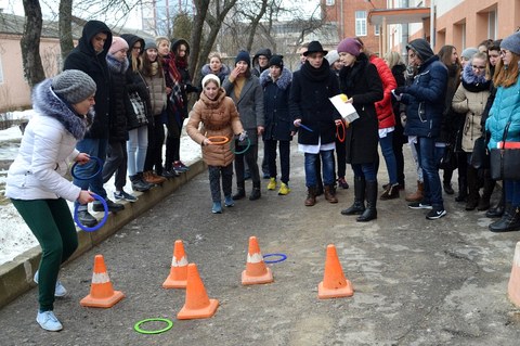 Могилёвские студенты продолжают отмечать Масленицу 