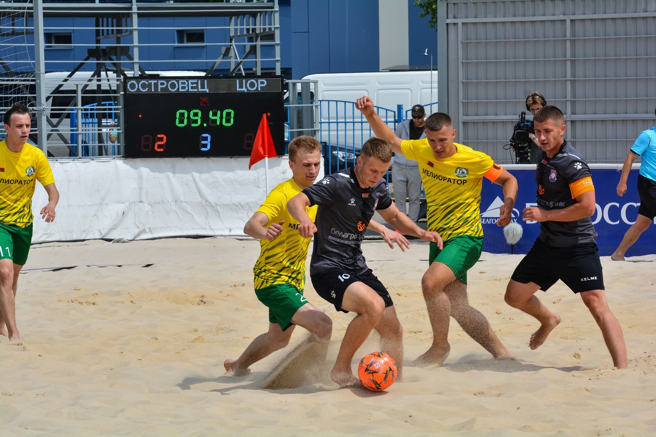 Пляжный футбол: могилевский клуб «ЦОР» провел встречи в рамках 3-го тура чемпионата страны