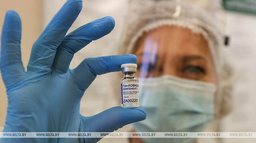 Вакцинация населения российской вакциной «Спутник V» началась в Беларуси