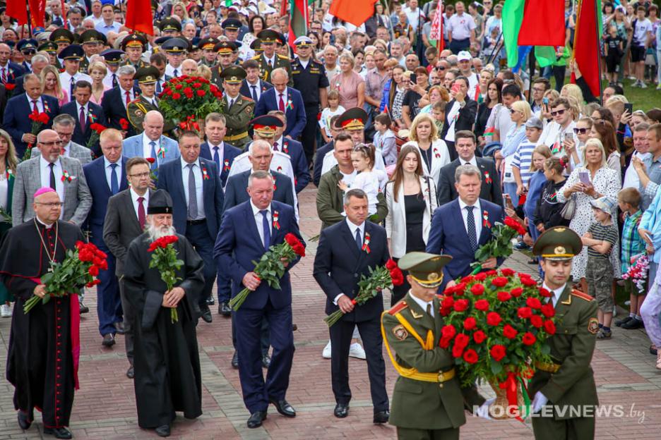 Митинг, посвященный 80-й годовщине освобождения Республики Беларусь от немецко-фашистских захватчиков, состоялся на мемориальном комплексе «Буйничское поле»