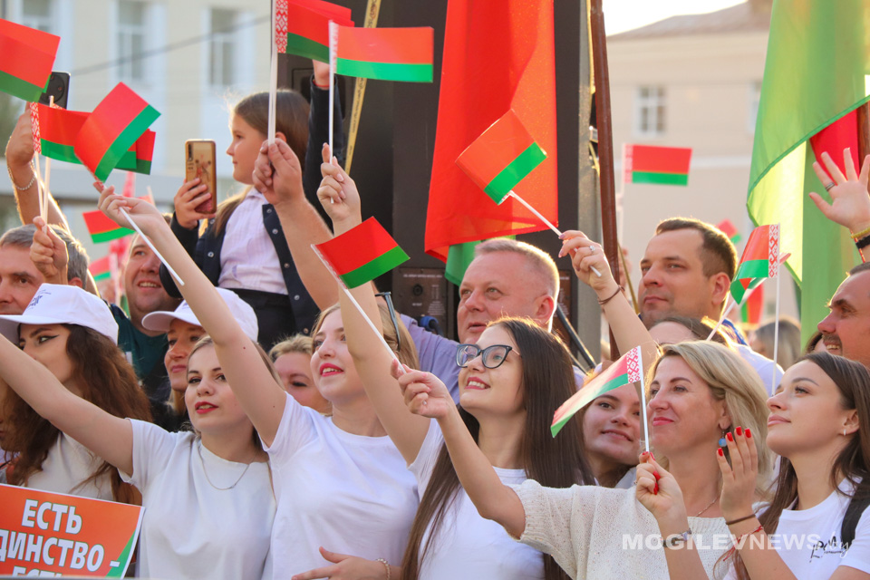 Концерт-акция «Беларусь, вперед!» в Могилеве 