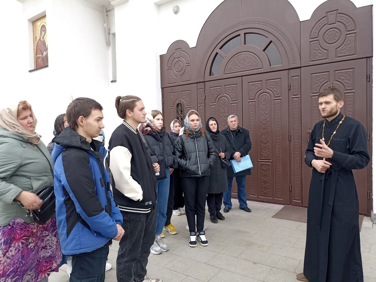 Встреча с отцом Андреем в  Свято-Преображенском соборе