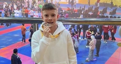 Могилевчанин Павел Хмельницкий завоевал бронзовую медаль на международном турнире по каратэ 