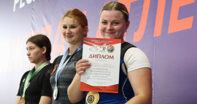 Могилевчанка Сюзанна Володько сделала себе отличный подарок на 25‑летие — выиграла чемпионат Беларуси по тяжелой атлетике