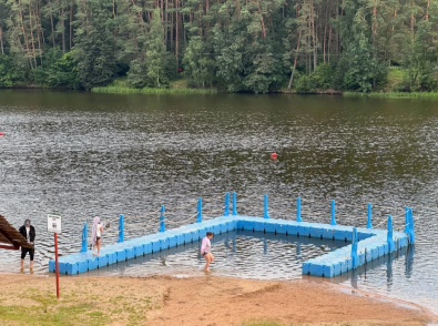В Печерске обновилось место для купания детей!