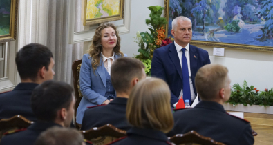 Председатель горисполкома Сергей Чертков встретился с молодыми специалистами правоохранительных органов Могилева