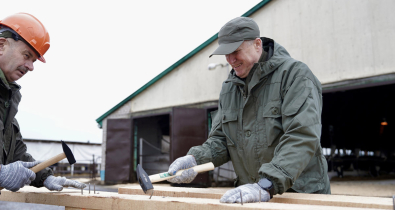 Могилевская область присоединилась к республиканскому субботнику: толокой помогали строить профилакторий в Дрибинском районе