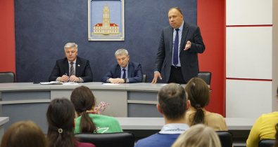 Единый день информирования в стройтресте №12: c акцентом на кибербезопасность и развитие инфраструктуры Могилева