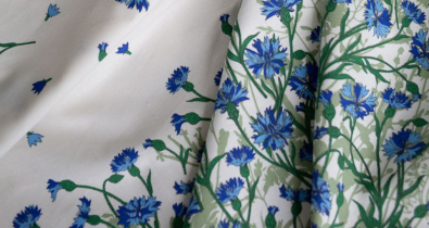 Настоящий белорусский дизайн: скатерть с васильками выпустило ОАО «Моготекс»