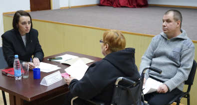 Безбарьерная среда и бытовые вопросы: заместитель председателя горисполкома Вера Богайчук провела прием граждан в Доме сопровождаемого проживания