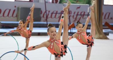 «Олимпийские надежды». Открытое первенство по художественной гимнастике проходит в Могилеве