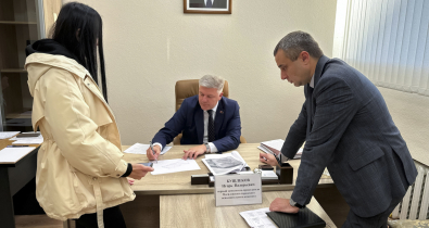 Прием граждан провел первый заместитель председателя Могилевского горисполкома Игорь Бушлеков