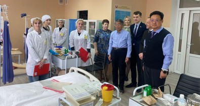 Представители китайской провинции Шэньси посетили Могилевский государственный медицинский колледж