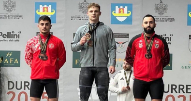 Могилевчанин Андрей Фролов - чемпион Европы среди молодежи по тяжелой атлетике