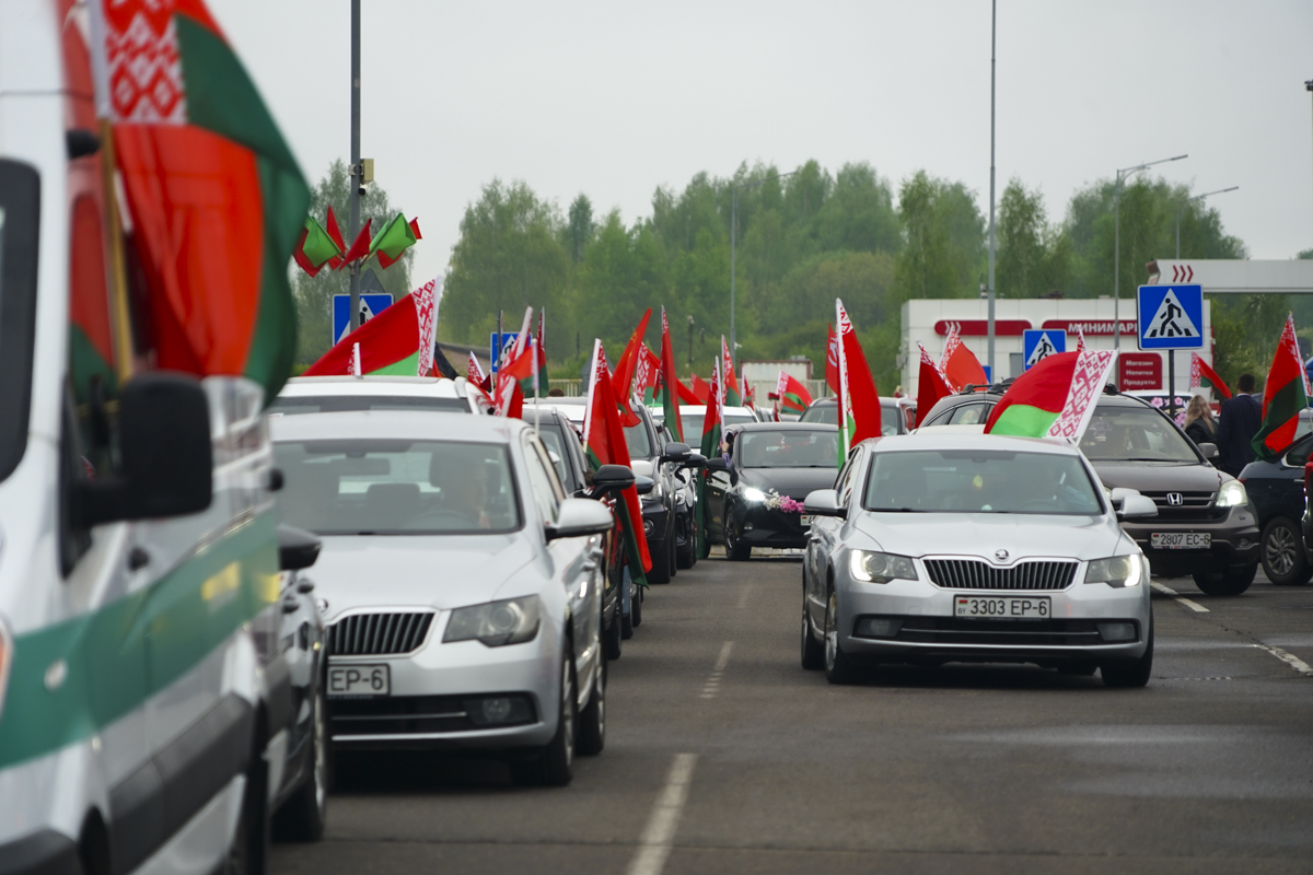 Автопробег «Они выстояли, чтобы мы жили» в Могилеве