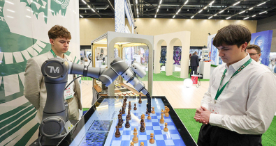 Огромные шахматы, роботы-официанты, чеканка монет. Туристический потенциал регионов представлен на выставке «Моя Беларусь»