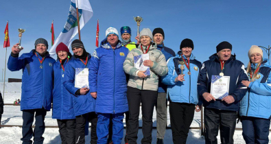 Команда Могилевского горисполкома заняла второе место на «Могилевской лыжне-2026» в Чаусах