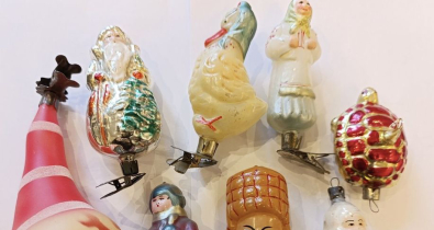 В Могилеве начнет работу выставка елочных игрушек, открыток и карнавальных масок времен СССР
