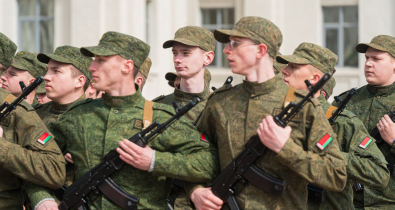 Воспитанники патриотических клубов впервые пройдут маршем по Могилеву - фото с репетиции парада