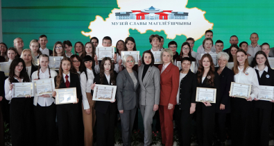 В Музее Славы Могилевщины чествовали победителей и призеров заключительного этапа республиканской олимпиады по учебным предметам 