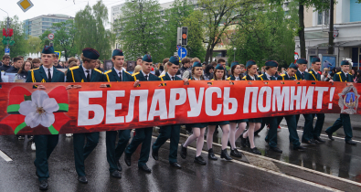 Около 53 тыс. человек стали участниками праздничного шествия в Могилеве в День Победы