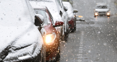 В ГАИ напомнили правила безопасности во время сильных снегопадов