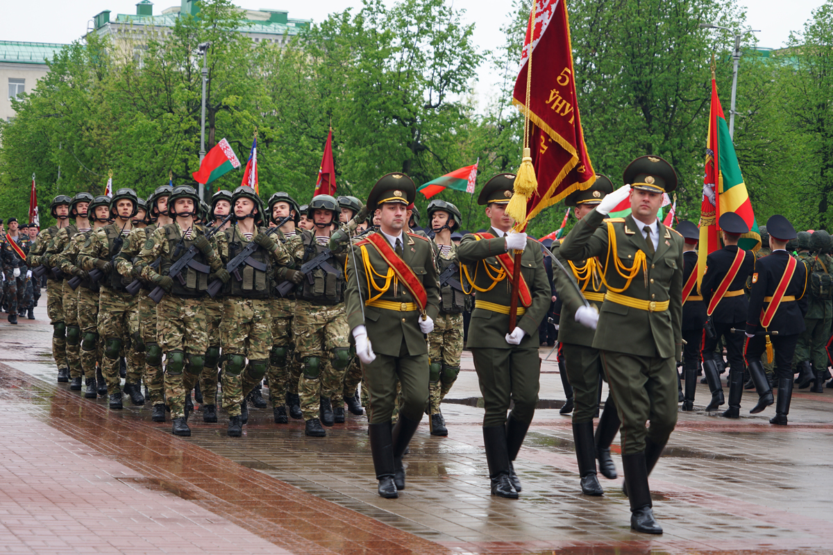 Парад наследников Великой Победы и Торжественный марш воинских частей Могилевского гарнизона