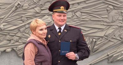 Служение Родине: 94 курсанта Могилевского института МВД получили дипломы о высшем образовании. Видео