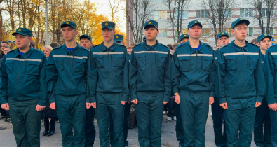 Студенты специальности «Предупреждение и ликвидация ЧС» дали клятву на верность будущей профессии. Видео