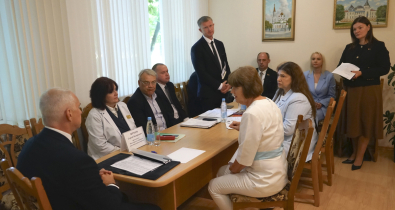 Мэр Сергей Чертков провел Единый день информирования и прием граждан в Могилевской клинической больнице №1  