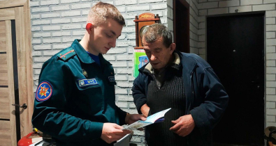 Почти 1000 автономных пожарных извещателей установили в домах жителей Могилева за две недели. Видео