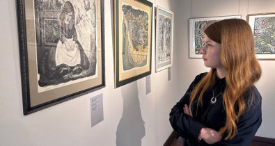 Выставка картин «Ускользающее и вечное» творческого дуэта Георгия и Натальи Поплавских проходит в Могилеве