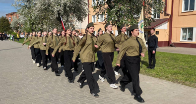 Конкурс строя и песни «Мы - наследники Победы» объединил более 500 учащихся Могилевского медколледжа